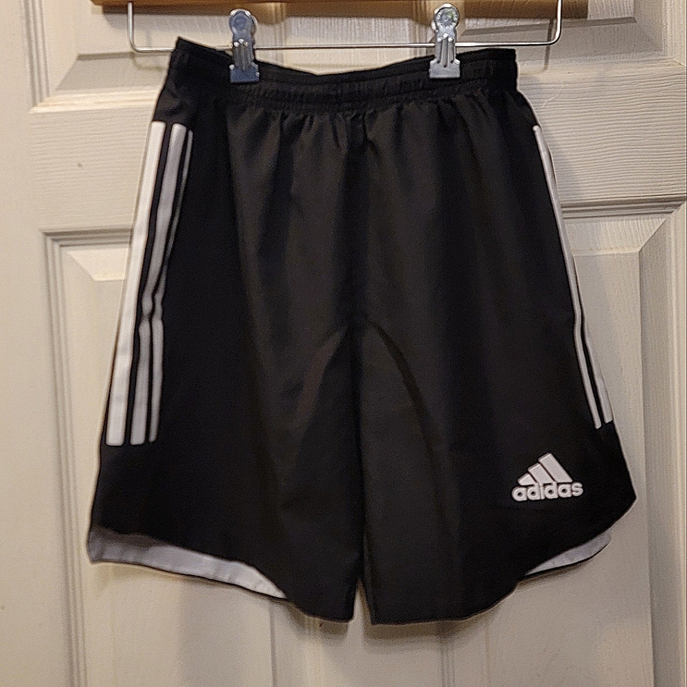 Adida's Black & White Girl's Aero Ready Shorts Size XL